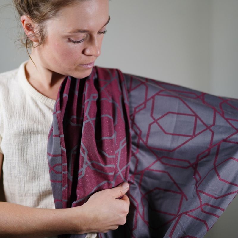 Babuebaby Mbereko baby carrier in Jasper, showing inside fabric2 Babuebaby Mbereko baby carrier in Jasper, showing inside fabric2