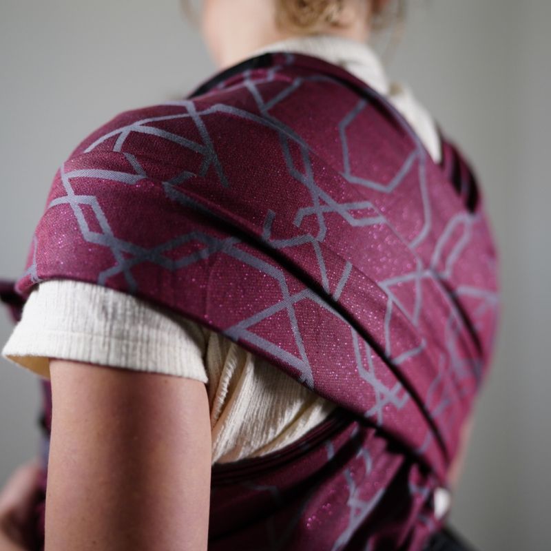 Babuebaby Mbereko baby carrier in jasper, showing wrap straps Babuebaby Mbereko baby carrier in jasper, showing wrap straps