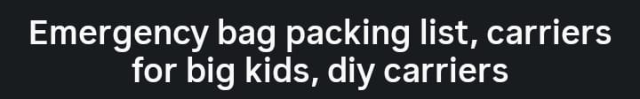Baby go bag advice 4